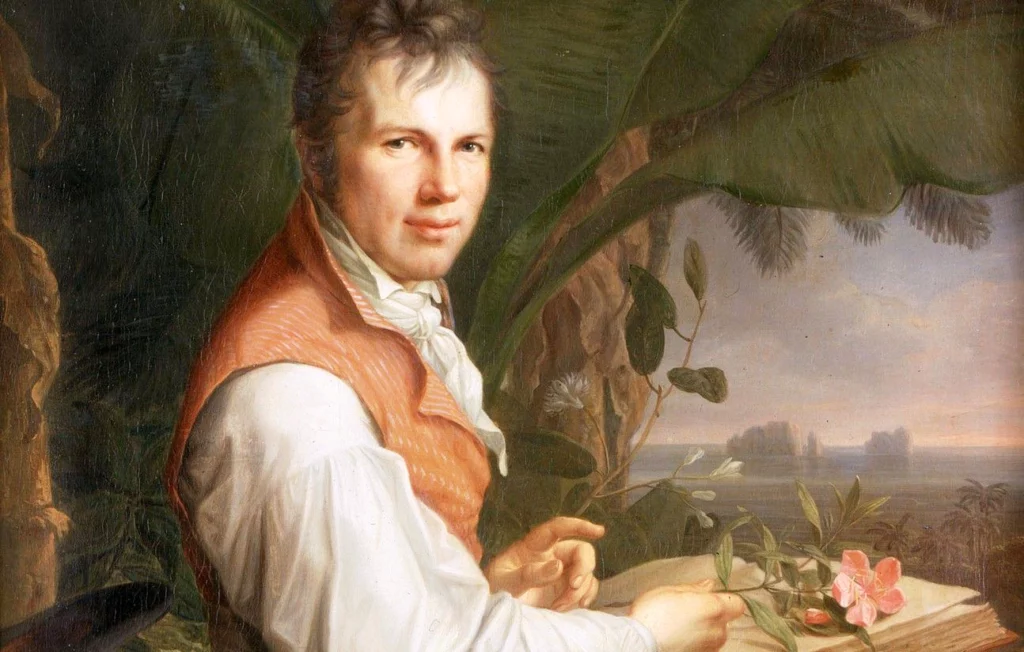 Détail du portrait d'Alexander von Humboldt, par Friedrich Georg Weitsch (1806) - Alte Nationalgalerie (Berlin) / The Conversation
