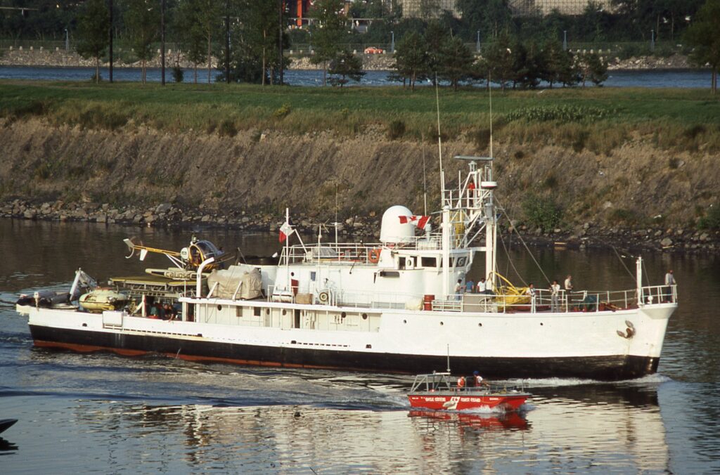 La Calypso Montréal 1980 - Commandant Cousteau - photo René Beauchamp